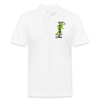 Running Sport Fitness Run Jogging Runners Jogger - Men's Polo Shirt - white - Front - Kai (181cm)