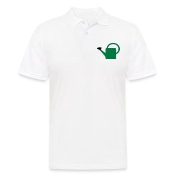 watering Can - Men's Polo Shirt - white - Front - Kai (181cm)