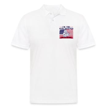Jeu de football Joueur de football américain - Polo Homme - blanc - Devant - Kai (181cm)