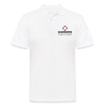 Lifeguard - Men's Polo Shirt - white - Front - Kai (181cm)