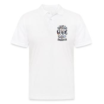 Citation de papa - Polo Homme - blanc - Devant - Kai (181cm)