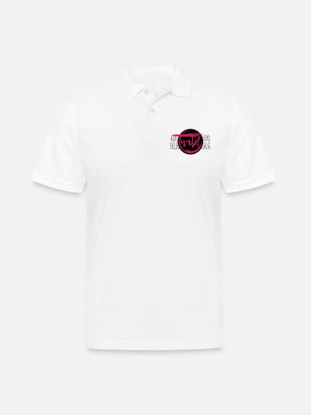 wild Tierprint - Männer Poloshirt - Weiß