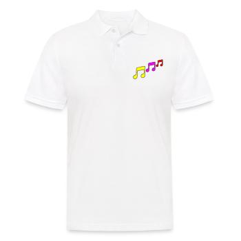 musique - Polo Homme - blanc - Devant - Kai (181cm)