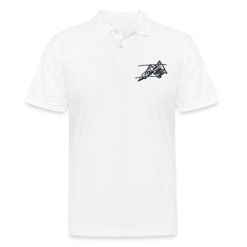 Tattoo machine inked tattoo - Men's Polo Shirt - white - Front - Kai (181cm)