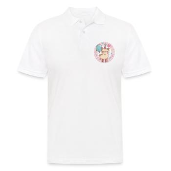 Alpaka Llama Geburtstag Baby - Männer Poloshirt - Weiß - Vorne - Kai (181cm)