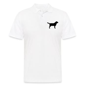 Labrador Hund süß Hundemama Hundepapa geschenk - Männer Poloshirt - Weiß - Vorne - Kai (181cm)