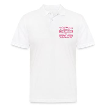 Scheidung Ex Partner Auflösung der Ehe Geschenk - Männer Poloshirt - Weiß - Vorne - Kai (181cm)