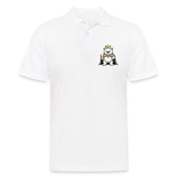 Polar Bear Beer Funny - Men's Polo Shirt - white - Front - Kai (181cm)