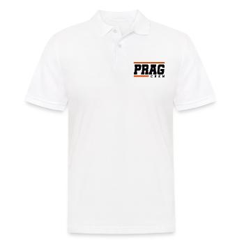 prag crew - Männer Poloshirt - Weiß - Vorne - Kai (181cm)