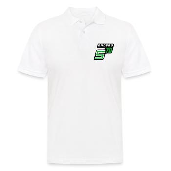 S70 Enduro Logo - Polo Homme - blanc - Devant - Kai (181cm)