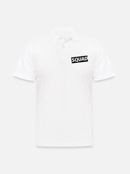 squad - Men's Polo Shirt - white