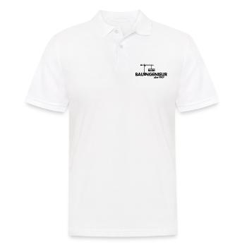 Bauingenieur Ingenieur Kran Bester Welt - Männer Poloshirt - Weiß - Vorne - Kai (181cm)