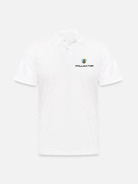 Pollinator Terminator Killerbiene - Männer Poloshirt - Weiß
