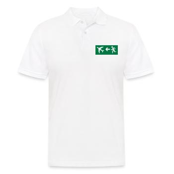 travel - Men's Polo Shirt - white - Front - Kai (181cm)