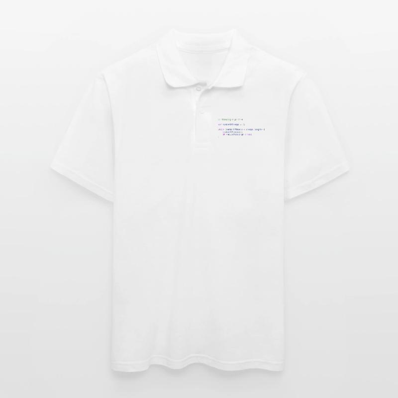 Programmierer Code Schäfchen zählen Logik Männer Poloshirt