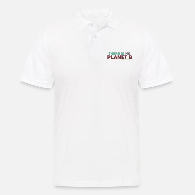Fridays For Future - Männer Poloshirt - Weiß