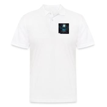 Spooky forest wanderer - Men's Polo Shirt - white - Front - Kai (181cm)
