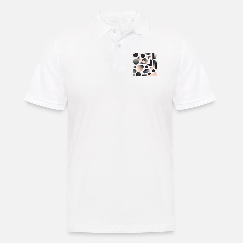 Traummuster 22 - Männer Poloshirt - Weiß