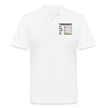 Entwickler Humor Programmierer Programmierer Programmierer - Männer Poloshirt - Weiß - Vorne - Kai (181cm)