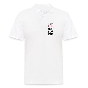 ... When I grow up ... - Men's Polo Shirt - white - Front - Kai (181cm)