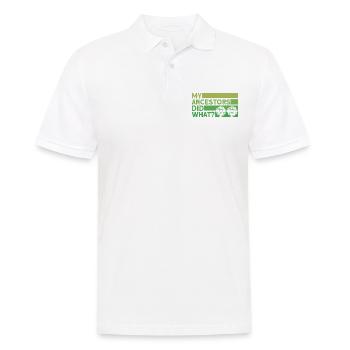Ahnenforscher Stammbaum Familiengeschichte Geschen - Männer Poloshirt - Weiß - Vorne - Kai (181cm)