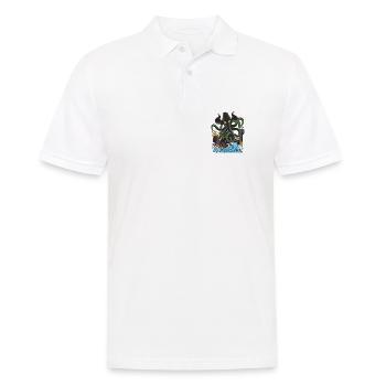 Meeresbewohner - Männer Poloshirt - Weiß - Vorne - Kai (181cm)