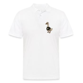 Chocolotl doux axolotl en jeu de mots avec hot - Polo Homme - blanc - Devant - Kai (181cm)