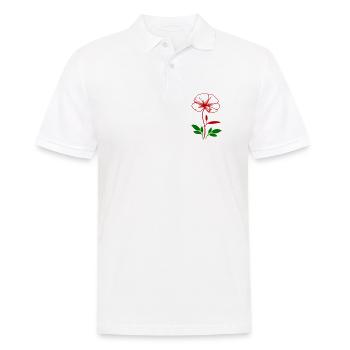Pansy - Men's Polo Shirt - white - Front - Kai (181cm)