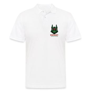 Logo Esport Warrior Imprimé - Polo Homme - blanc - Devant - Kai (181cm)