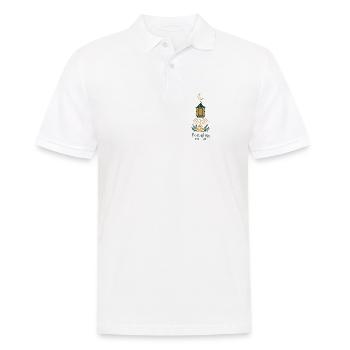 Pilze Sammeln Mondlicht Cottagecore Wald T-Shirt - Männer Poloshirt - Weiß - Vorne - Kai (181cm)