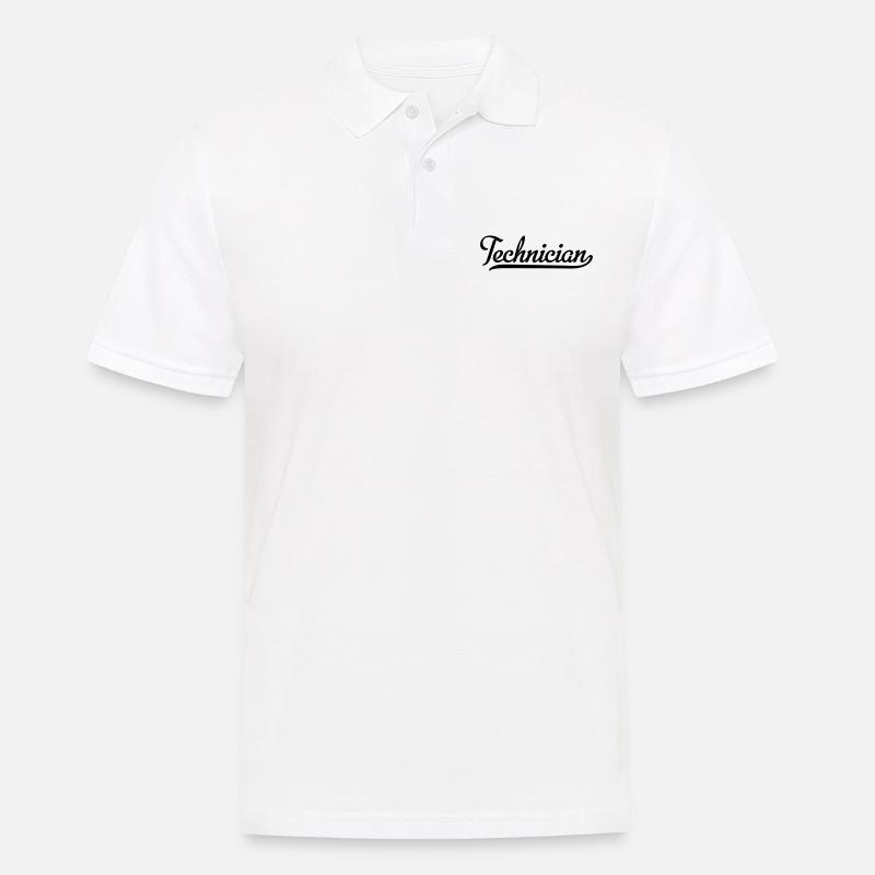 Techniker - Männer Poloshirt - Weiß