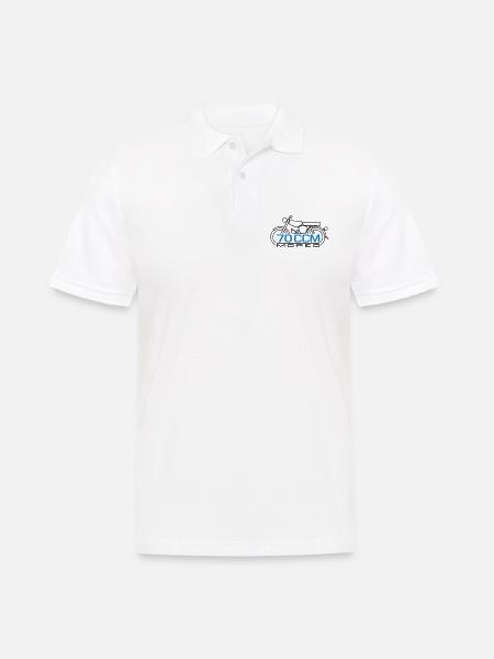 70cc Moped S51 emblem - Men's Polo Shirt - white