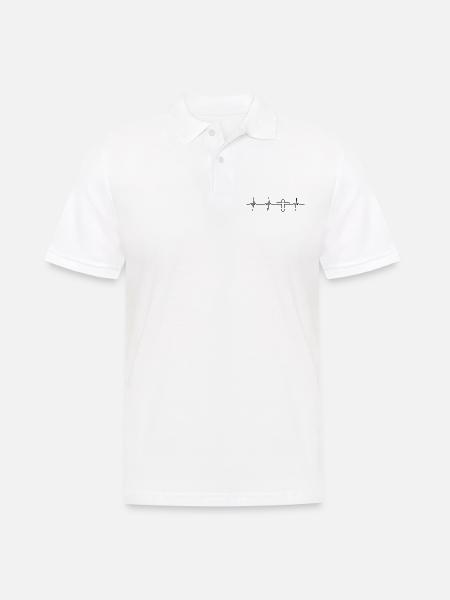 Tischfussball - Männer Poloshirt - Weiß