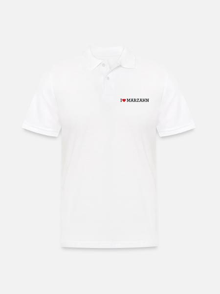 I love Marzahn - Men's Polo Shirt - white