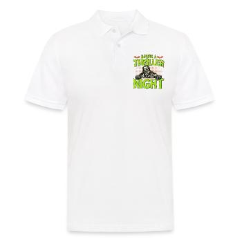 Horreur Halloween Thriller Nuit Maman Creepy - Polo Homme - blanc - Devant - Kai (181cm)