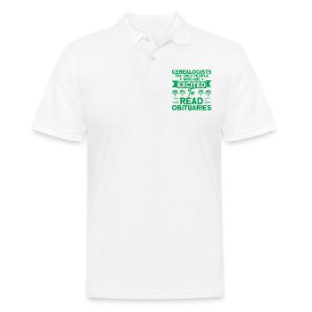 Ahnenforschung Stammbaum Ahnenforscher Geschenk - Männer Poloshirt - Weiß - Vorne - Kai (181cm)