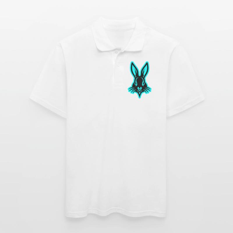 Bunny, Easter Bunny, Head Easter Men's Polo Shirt