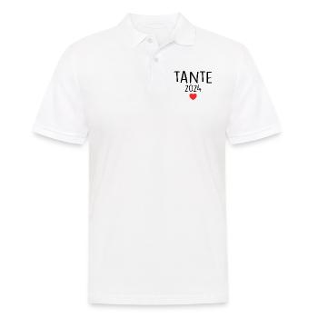 Tante - Futur Tante 2024 - Polo Homme - blanc - Devant - Kai (181cm)