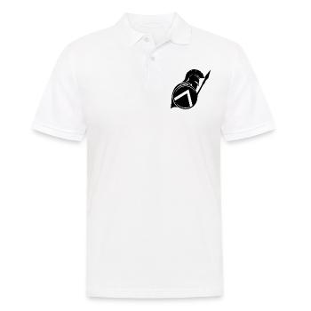 Spartaner - Männer Poloshirt - Weiß - Vorne - Kai (181cm)