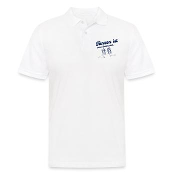 Tanzen ist meine Leidenschaft - Männer Poloshirt - Weiß - Vorne - Kai (181cm)