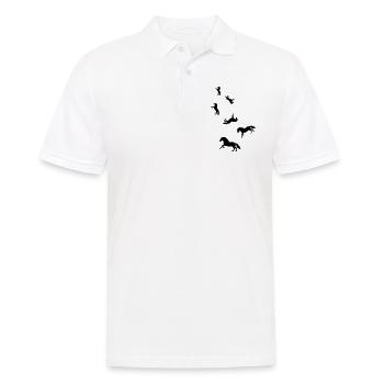 Icône Cheval Cheval - Polo Homme - blanc - Devant - Kai (181cm)