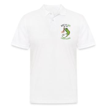 Chameleon Mädchen - Männer Poloshirt - Weiß - Vorne - Kai (181cm)