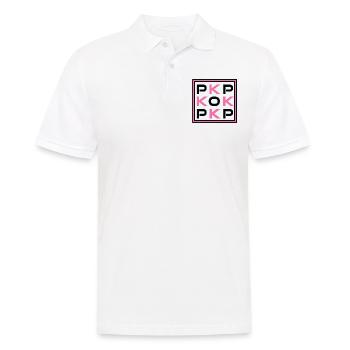 K-POP Lifestyle - Polo Homme - blanc - Devant - Kai (181cm)