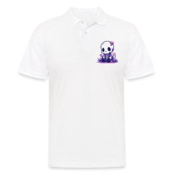 Süßes Halloween Skelett - Süßes Grusel-Design - Männer Poloshirt - Weiß - Vorne - Kai (181cm)