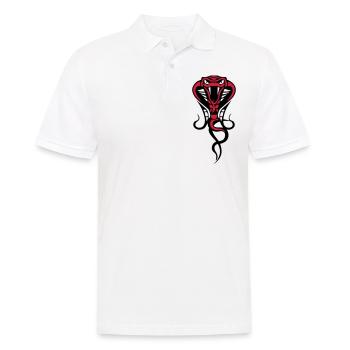 snake cobra s 4 - Men's Polo Shirt - white - Front - Kai (181cm)