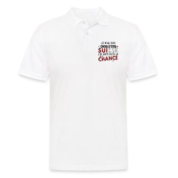 Suisse Bâle Homme Chance Pays Cadeau Humour - Polo Homme - blanc - Devant - Kai (181cm)