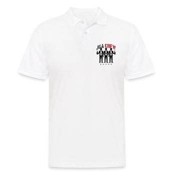 Enterrement de vie de garçon Équipage Enterrement de vie de garçon - Polo Homme - blanc - Devant - Kai (181cm)