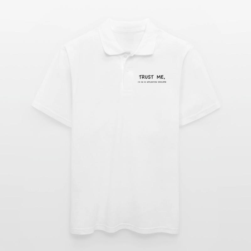 Trust me I'm an AI Application Developer Einfarbig Männer Poloshirt
