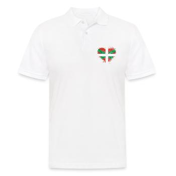 Pays basque - Polo Homme - blanc - Devant - Kai (181cm)