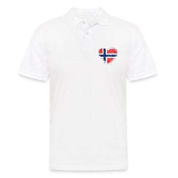 Norway - Men's Polo Shirt - white - Front - Kai (181cm)